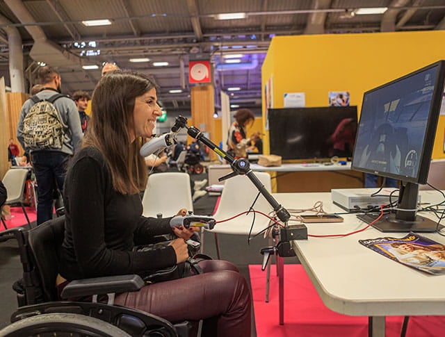 Un jeu aménagé pour les personnes handicapées