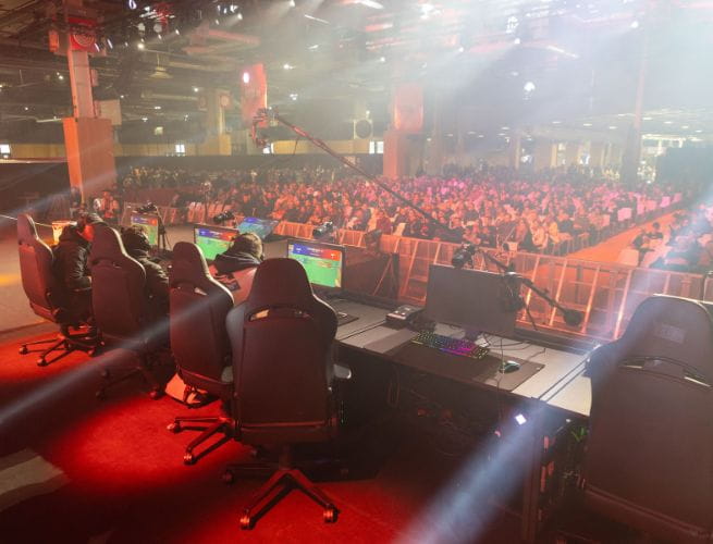 e-sport competitions on the PGW main stage 