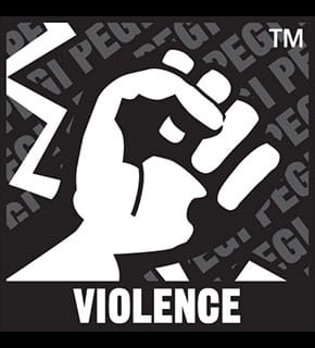 PEGI icon indicating violence warning