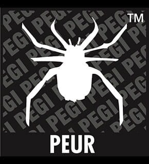 icone PEGI indiquant la précense de peur